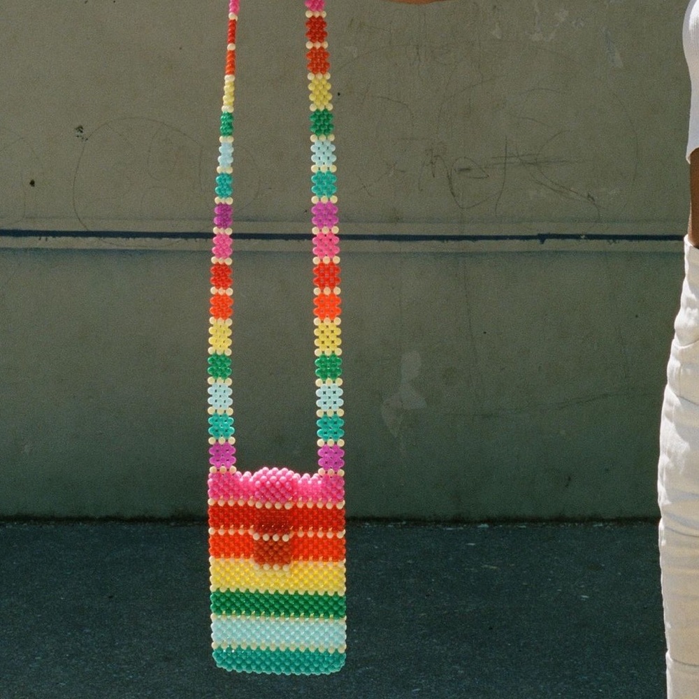 Del Duca || Dahlia Rainbow Petite Phone Bag